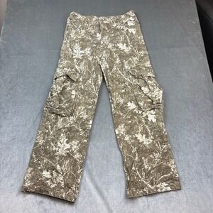 Refuge Camo Cargo Pants Wide Leg Baggy Tactical Military Style Mens Size Large